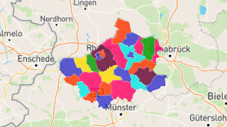 Postleitzahlen in Kreis Steinfurt Thumbnail