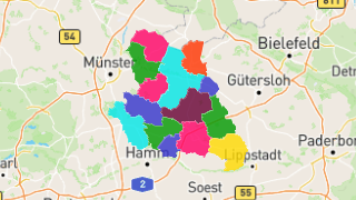 Postleitzahlen in Kreis Warendorf Thumbnail