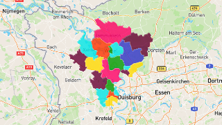 Postleitzahlen in Kreis Wesel Thumbnail