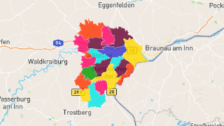 Postleitzahlen in Landkreis Altötting Thumbnail