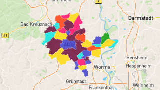 Postleitzahlen in Landkreis Alzey-Worms Thumbnail
