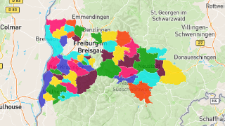 Postleitzahlen in Landkreis Breisgau-Hochschwarzwald Thumbnail