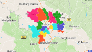 Postleitzahlen in Landkreis Coburg Thumbnail
