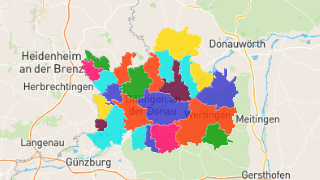 Postleitzahlen in Landkreis Dillingen an der Donau Thumbnail