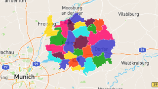 Postleitzahlen in Landkreis Erding Thumbnail