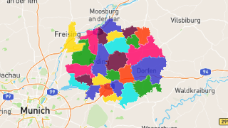 Postleitzahlen in Landkreis Erding Thumbnail