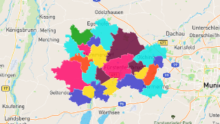 Postleitzahlen in Landkreis Fürstenfeldbruck Thumbnail