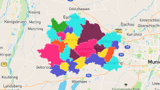 Postleitzahlen in Landkreis Fürstenfeldbruck Thumbnail