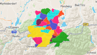 Postleitzahlen in Landkreis Garmisch-Partenkirchen Thumbnail
