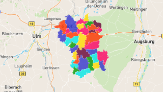 Postleitzahlen in Landkreis Günzburg Thumbnail