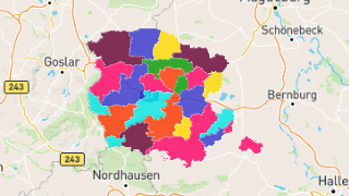 Postleitzahlen in Landkreis Harz Thumbnail
