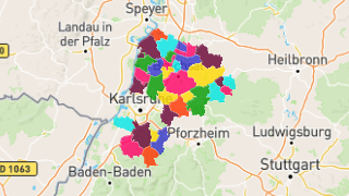 Postleitzahlen in Landkreis Karlsruhe Thumbnail