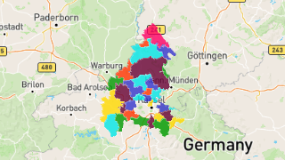Postleitzahlen in Landkreis Kassel Thumbnail