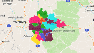 Postleitzahlen in Landkreis Kitzingen Thumbnail