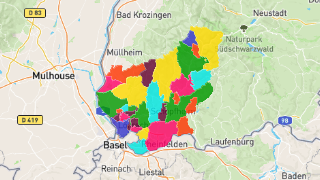 Postleitzahlen in Landkreis Lörrach Thumbnail