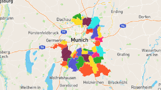 Postleitzahlen in Landkreis München Thumbnail