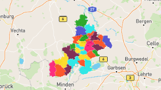 Postleitzahlen in Landkreis Nienburg/Weser Thumbnail