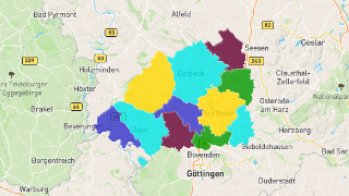 Postleitzahlen in Landkreis Northeim Thumbnail