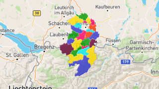 Postleitzahlen in Landkreis Oberallgäu Thumbnail