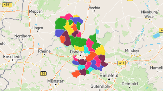 Postleitzahlen in Landkreis Osnabrück Thumbnail