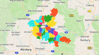 Postleitzahlen in Landkreis Schweinfurt Thumbnail