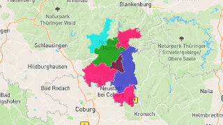 Postleitzahlen in Landkreis Sonneberg Thumbnail