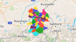 Postleitzahlen in Landkreis Traunstein Thumbnail