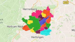 Postleitzahlen in Landkreis Tübingen Thumbnail