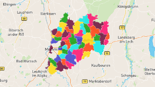 Postleitzahlen in Landkreis Unterallgäu Thumbnail