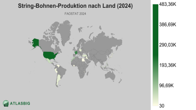 String-Bohnen-Produktion nach Land (2024) Thumbnail