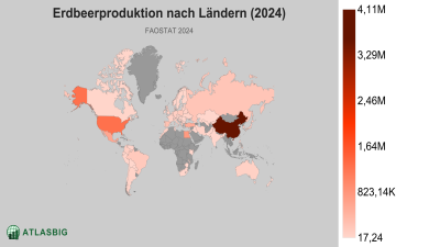 Erdbeerproduktion nach Ländern (2024) Thumbnail