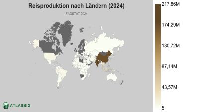 Reisproduktion nach Ländern (2024) Thumbnail