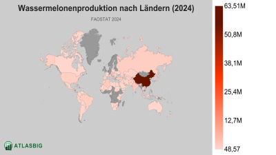 Wassermelonenproduktion nach Ländern (2024) Thumbnail