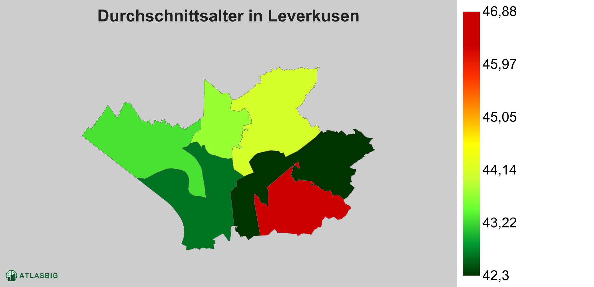 Durchschnittsalter in Leverkusen: Wo die Stadt am jüngsten ist