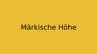 Märkische Höhe Thumbnail