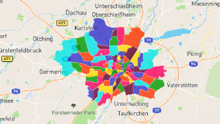 Postleitzahlen in München Thumbnail