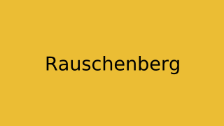 Rauschenberg Thumbnail
