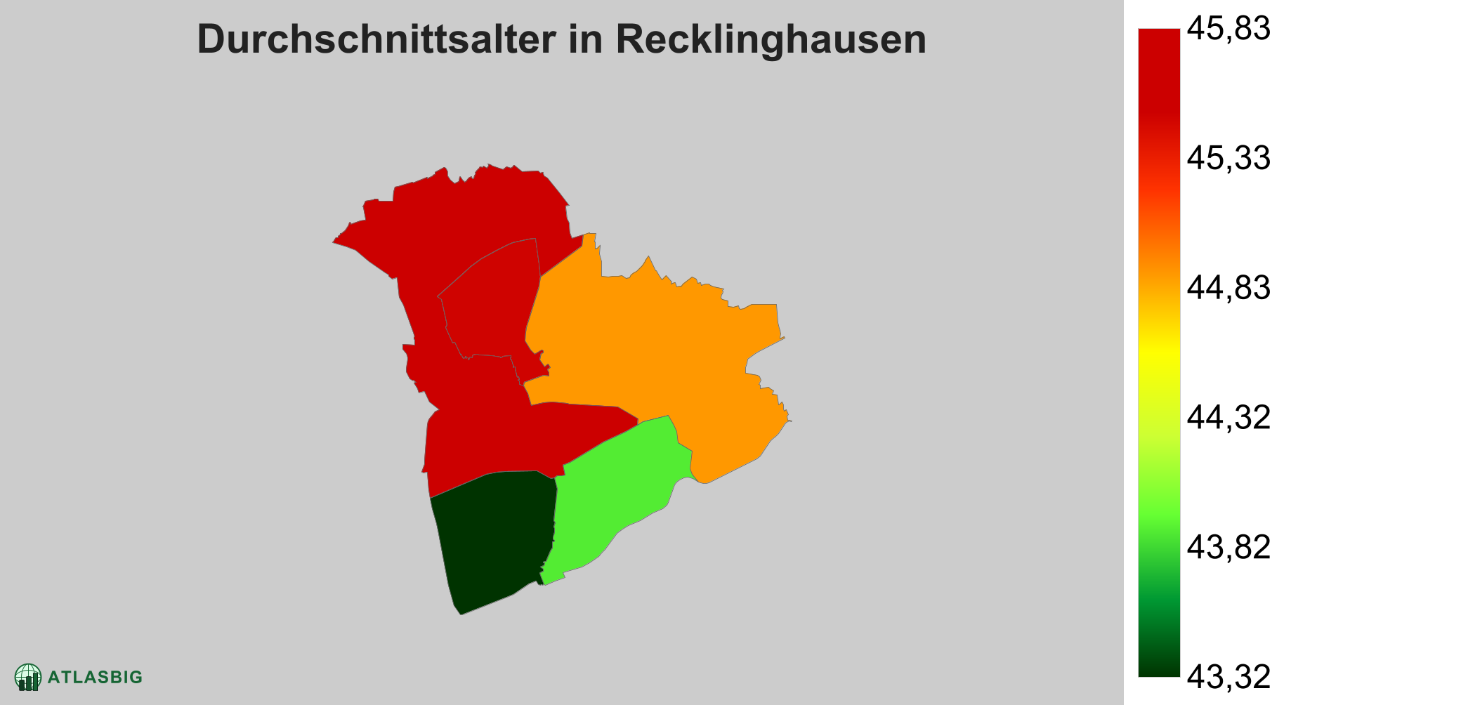 Durchschnittsalter in Recklinghausen: Wo die Stadt am jüngsten ist