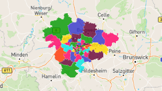 Postleitzahlen in Region Hannover Thumbnail