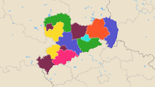 Landkreise und Kreisfreien Städte in Sachsen Thumbnail
