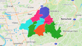 Postleitzahlen in Solingen Thumbnail