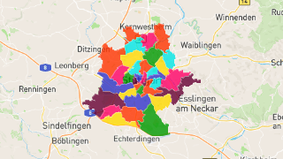 Postleitzahlen in Stuttgart Thumbnail