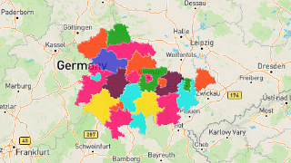 Landkreise und Kreisfreie Städte in Thüringen Thumbnail