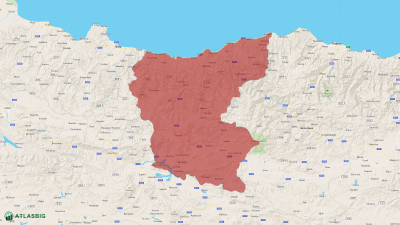 Karte von Giresun Thumbnail
