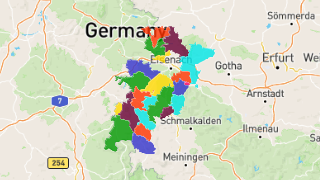 Postleitzahlen in Wartburgkreis Thumbnail