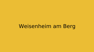 Weisenheim am Berg Thumbnail